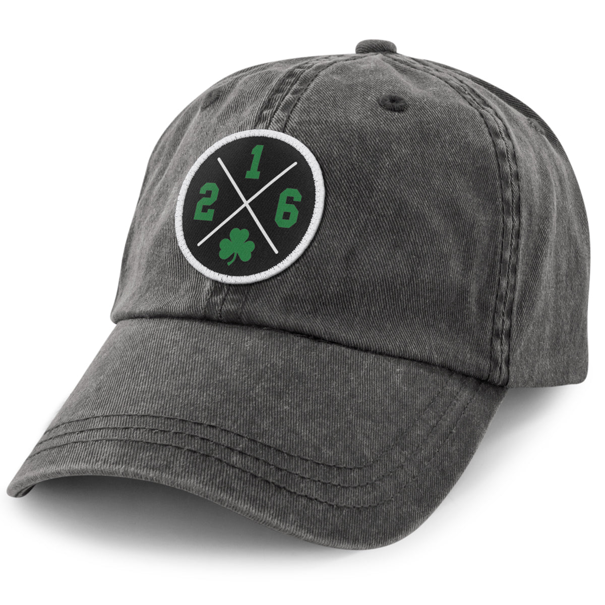 Cleveland 216 Shamrock Crossroads Dad Hat