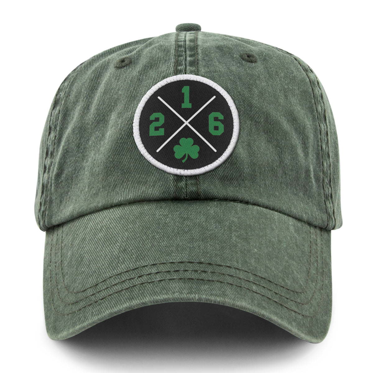 Cleveland 216 Shamrock Crossroads Dad Hat