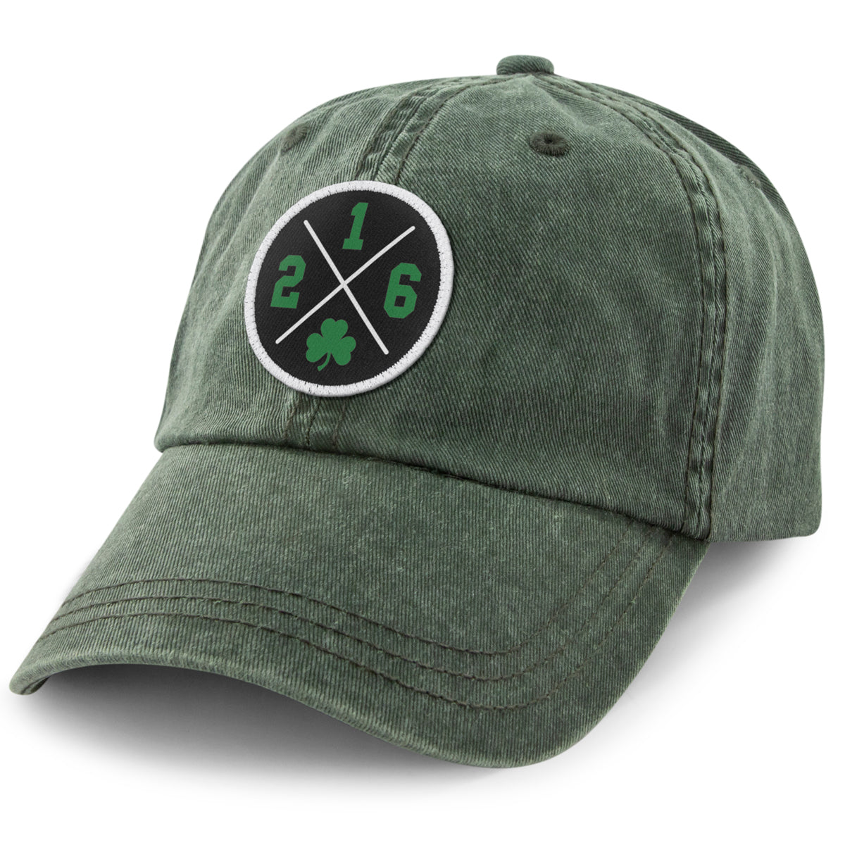 Cleveland 216 Shamrock Crossroads Dad Hat