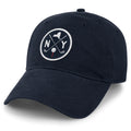 Born Into It New York Cross Clubs patch dad hat showing the patch design on the front, with a classic adjustable baseball cap style.