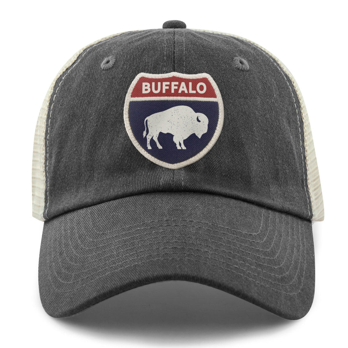 Buffalo Interstate Sign Relaxed Trucker Hat