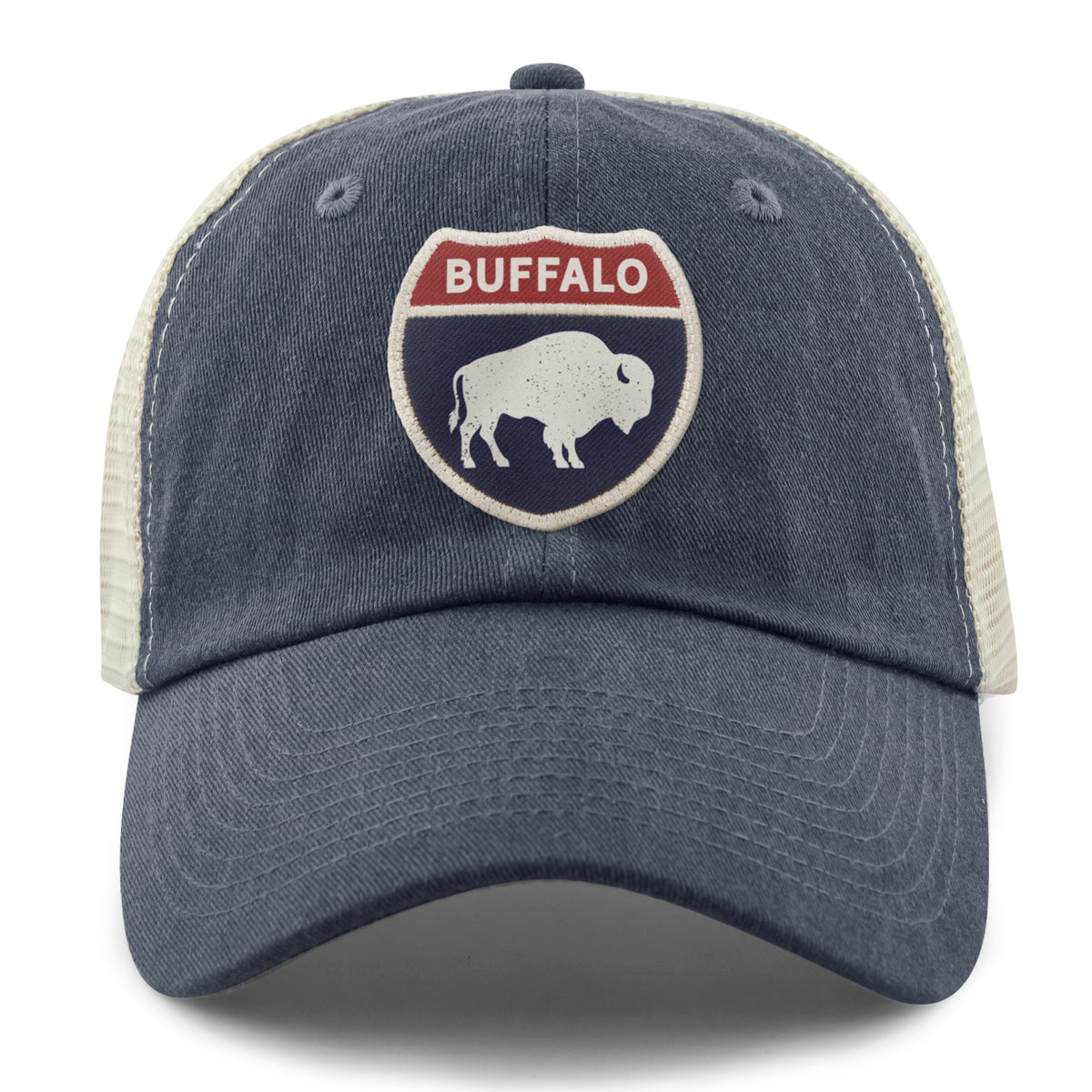 Buffalo Interstate Sign Relaxed Trucker Hat