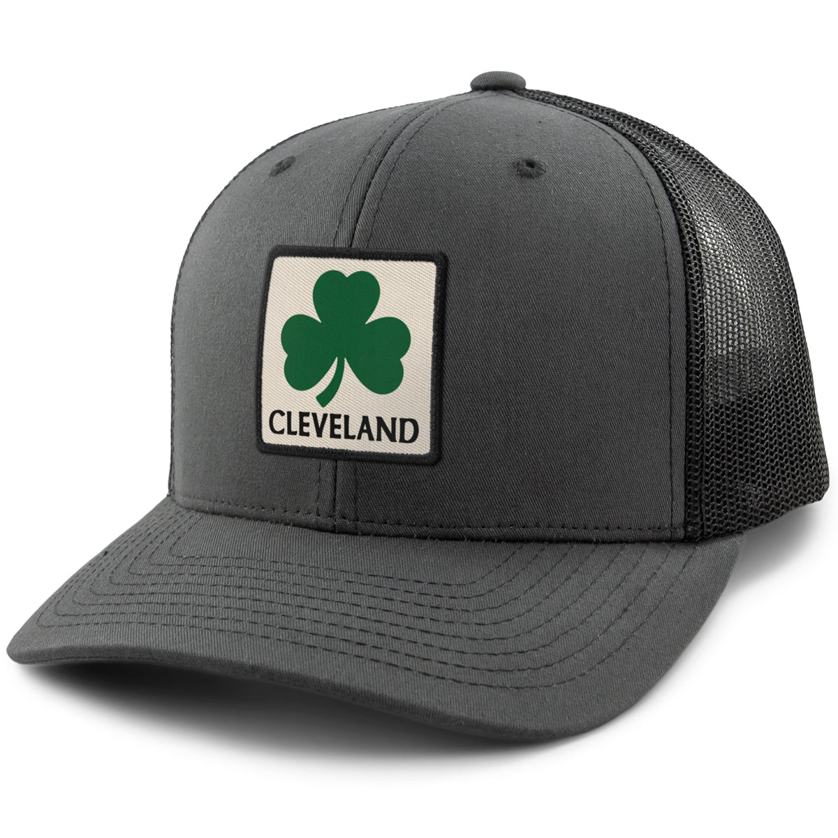 Cleveland Shamrock Town Square Classic Snapback Trucker Hat