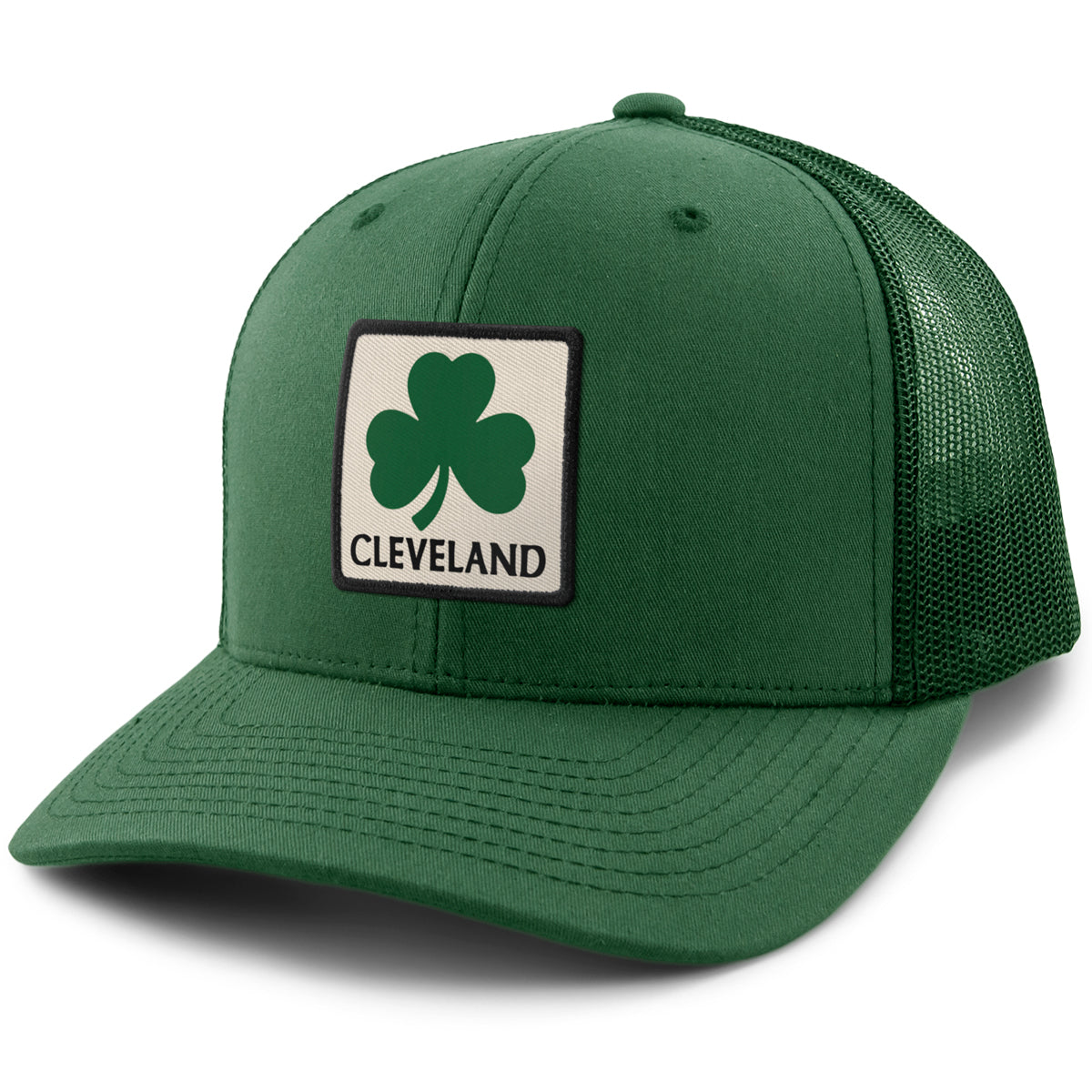 Cleveland Shamrock Town Square Classic Snapback Trucker Hat