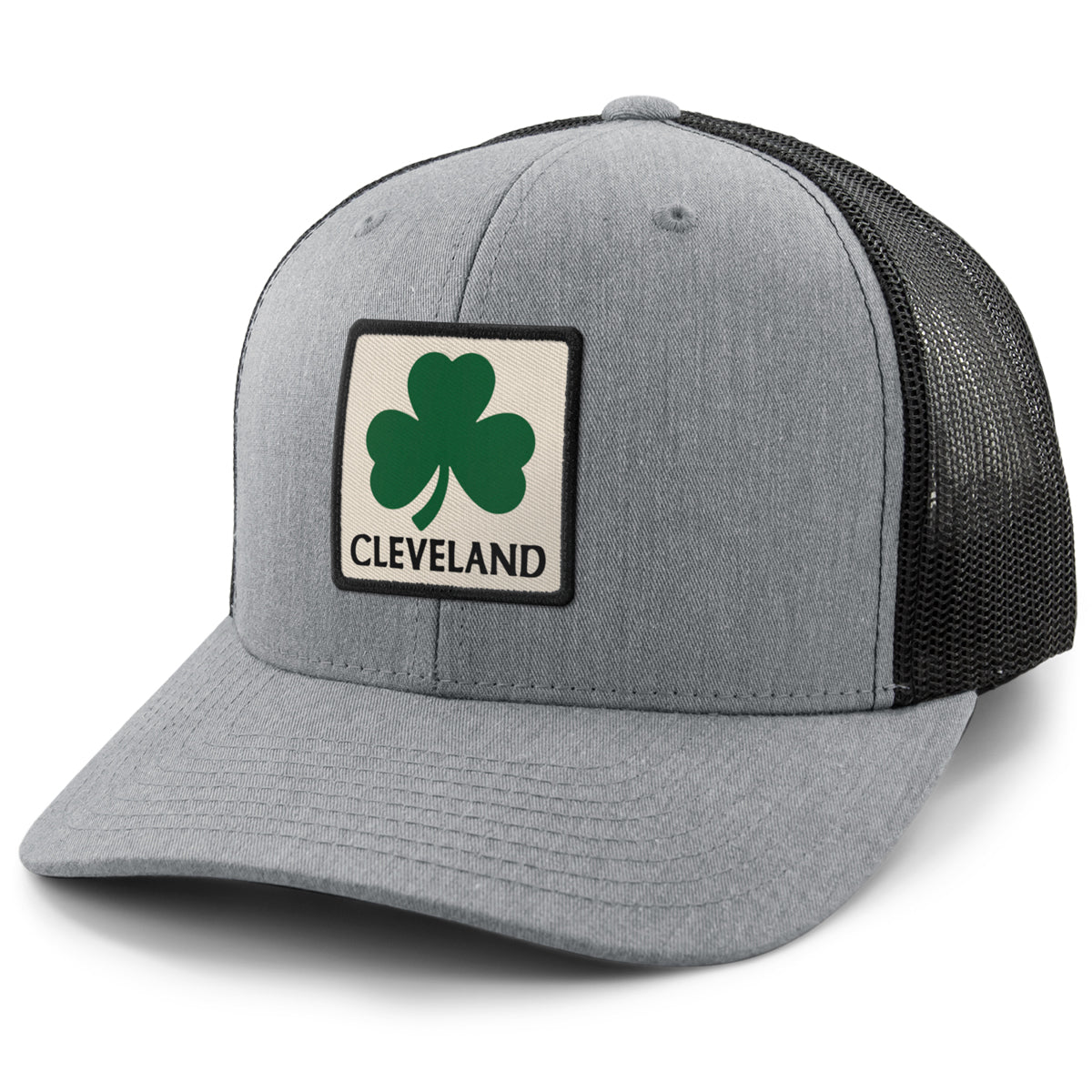 Cleveland Shamrock Town Square Classic Snapback Trucker Hat