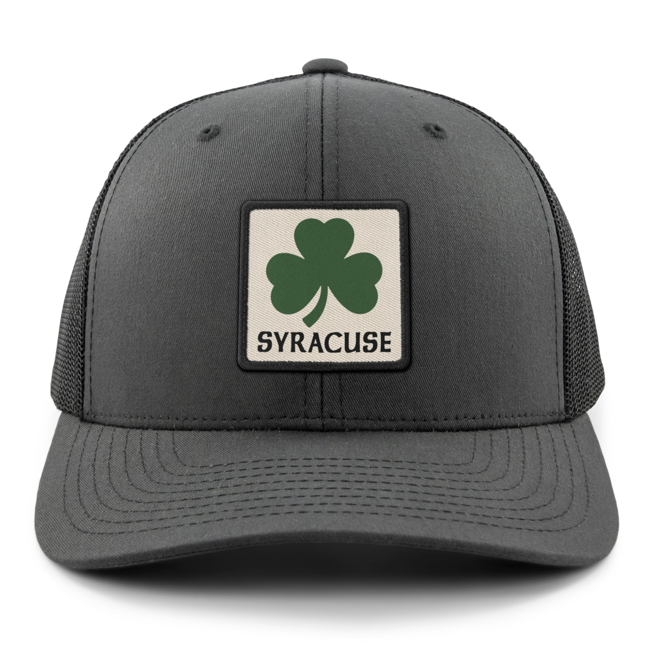 Syracuse Shamrock Town Square Classic Snapback Trucker Hat