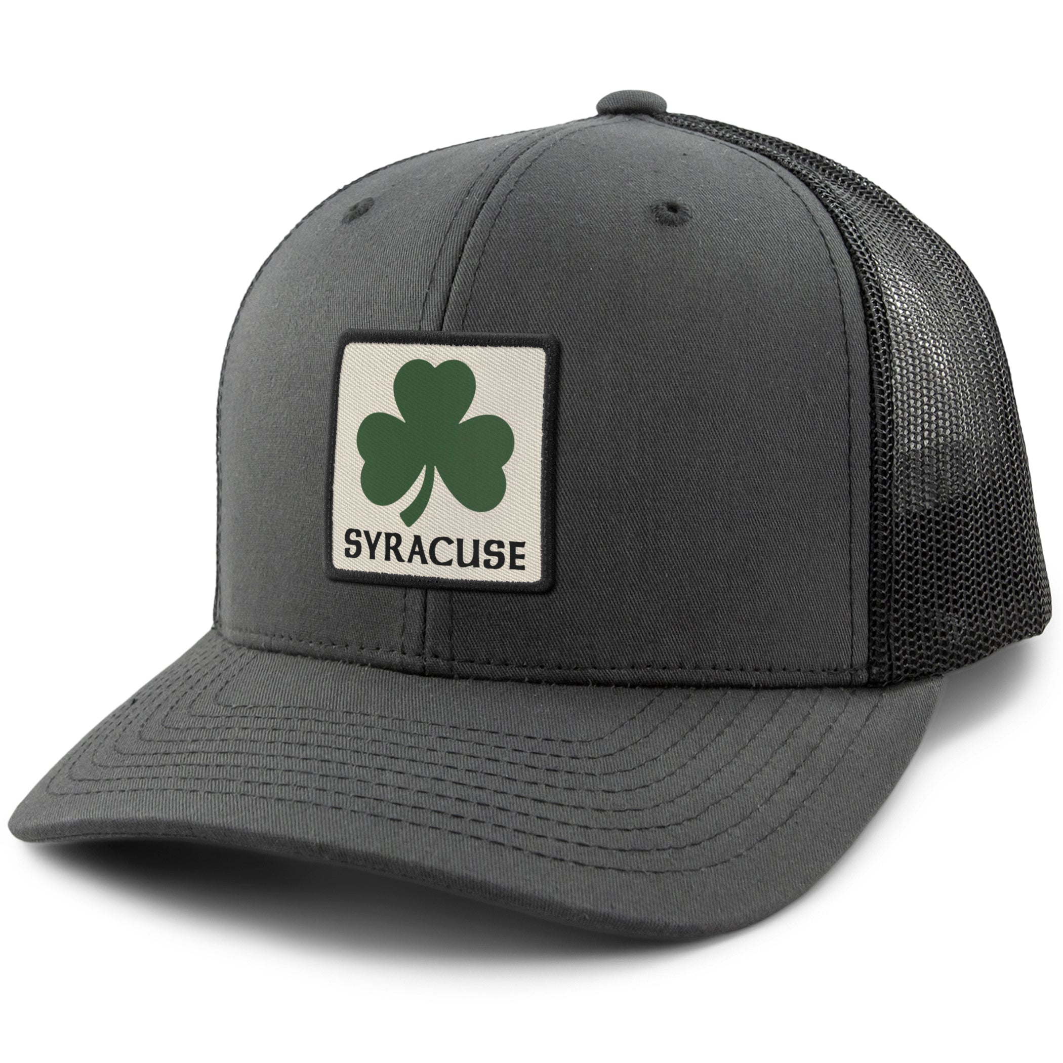 Syracuse Shamrock Town Square Classic Snapback Trucker Hat