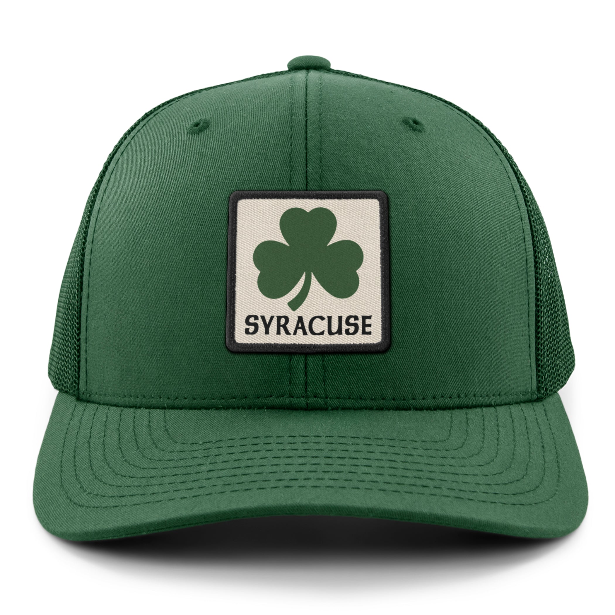 Syracuse Shamrock Town Square Classic Snapback Trucker Hat