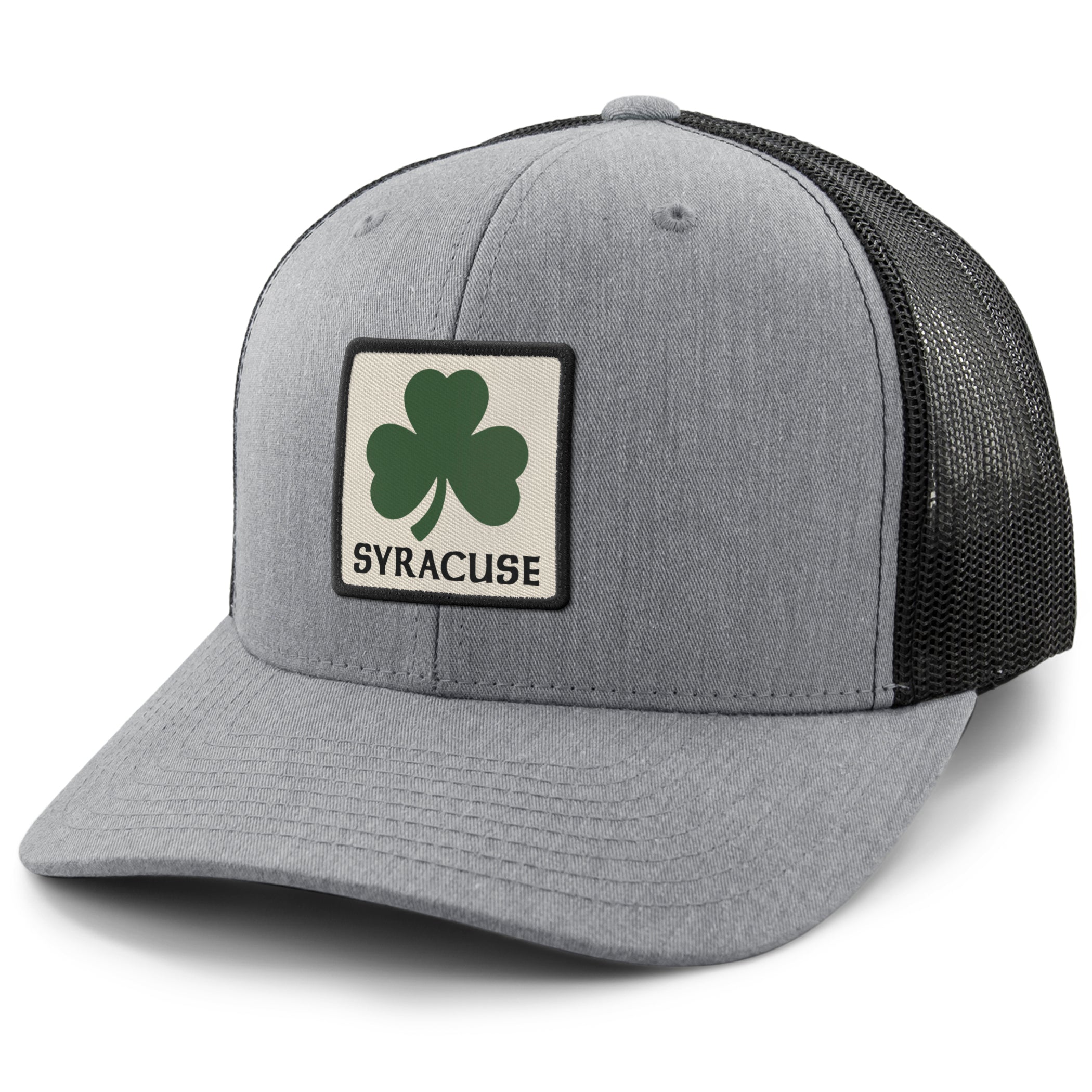 Syracuse Shamrock Town Square Classic Snapback Trucker Hat