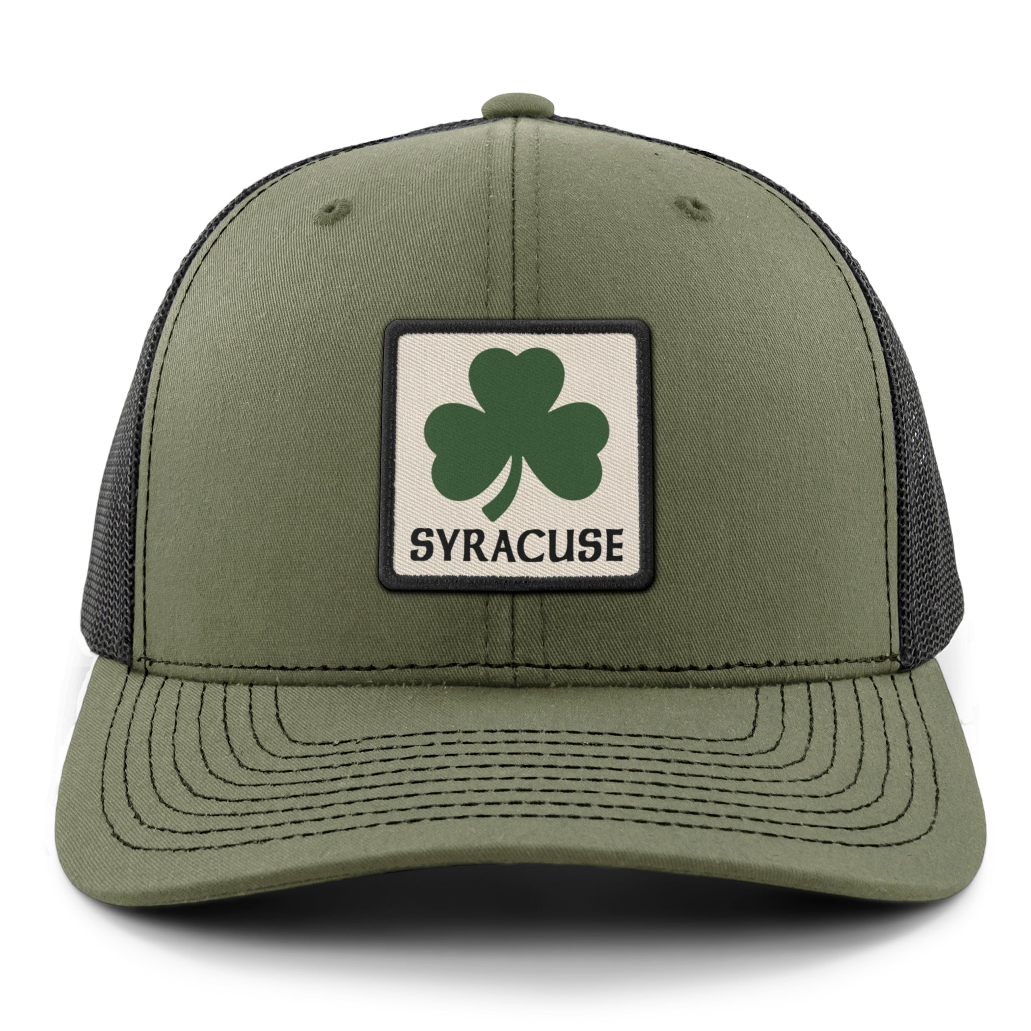 Syracuse Shamrock Town Square Classic Snapback Trucker Hat