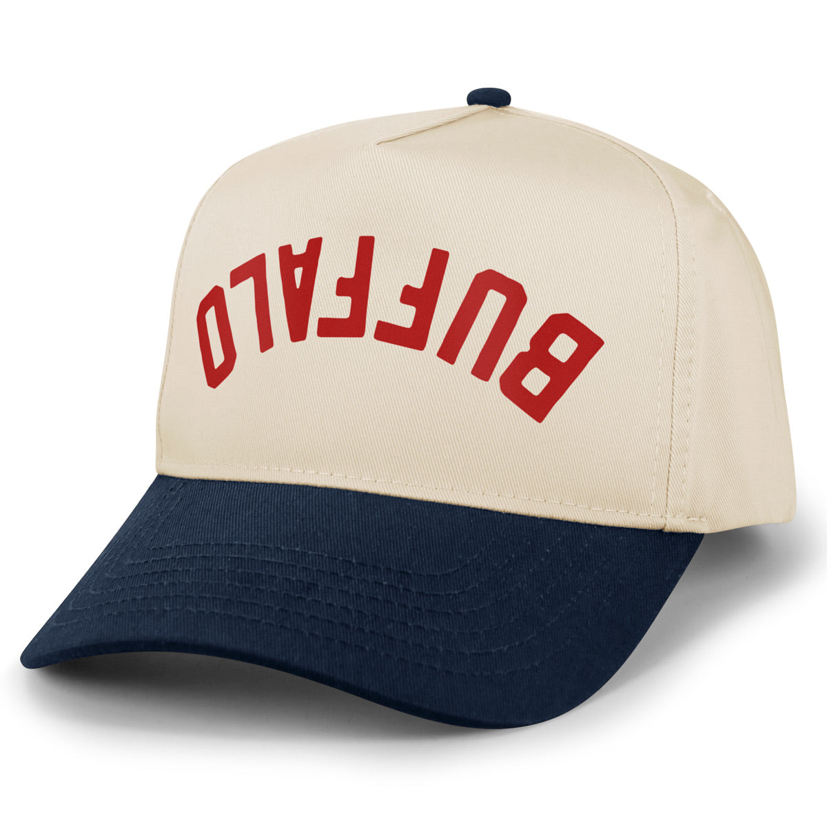 Buffalo Upside Down Arch Retro Snapback Hat