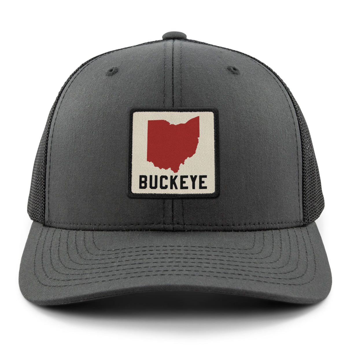 Ohio Buckeye Town Square Classic Snapback Trucker Hat