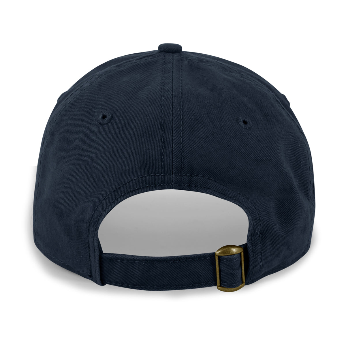 Born Into It Template Dad Hat shown from the back with adjustable strap and classic design, perfect for casual wear.