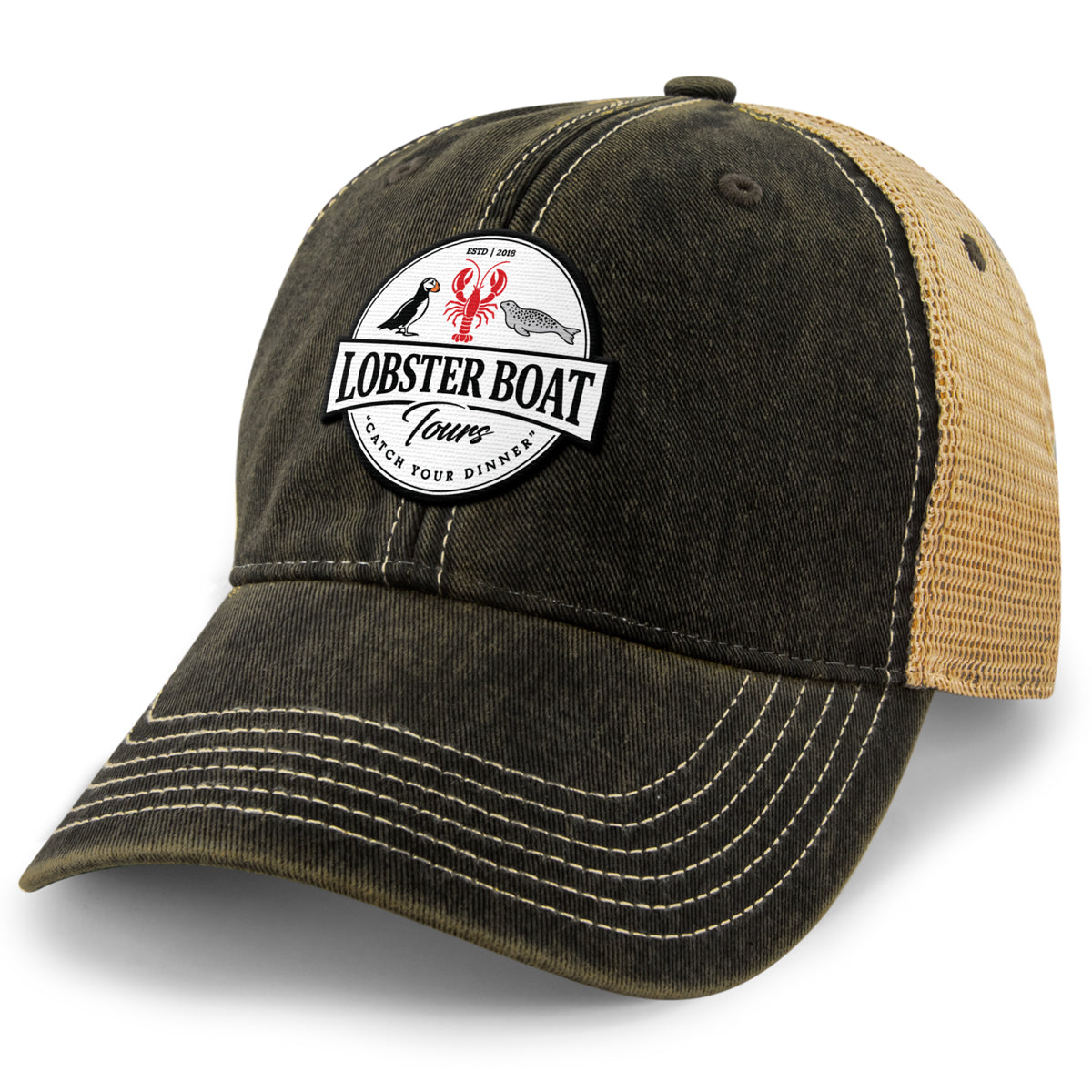 Lobster Boat Tours Dirty Water Trucker Hat