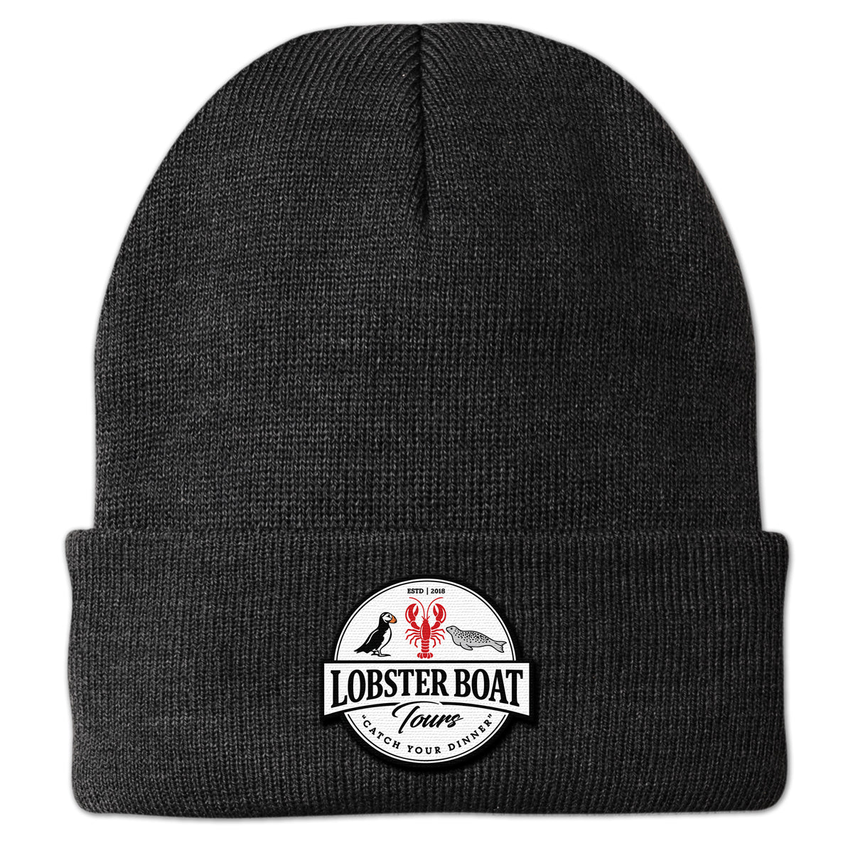 Lobster Boat Tours Logo Cuff Knit