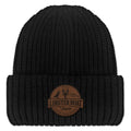 Lobster Boat Tours Leather Patch Chunky Knit