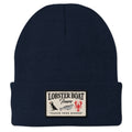 Lobster Boat Tours Printed Patch Cuff Knit