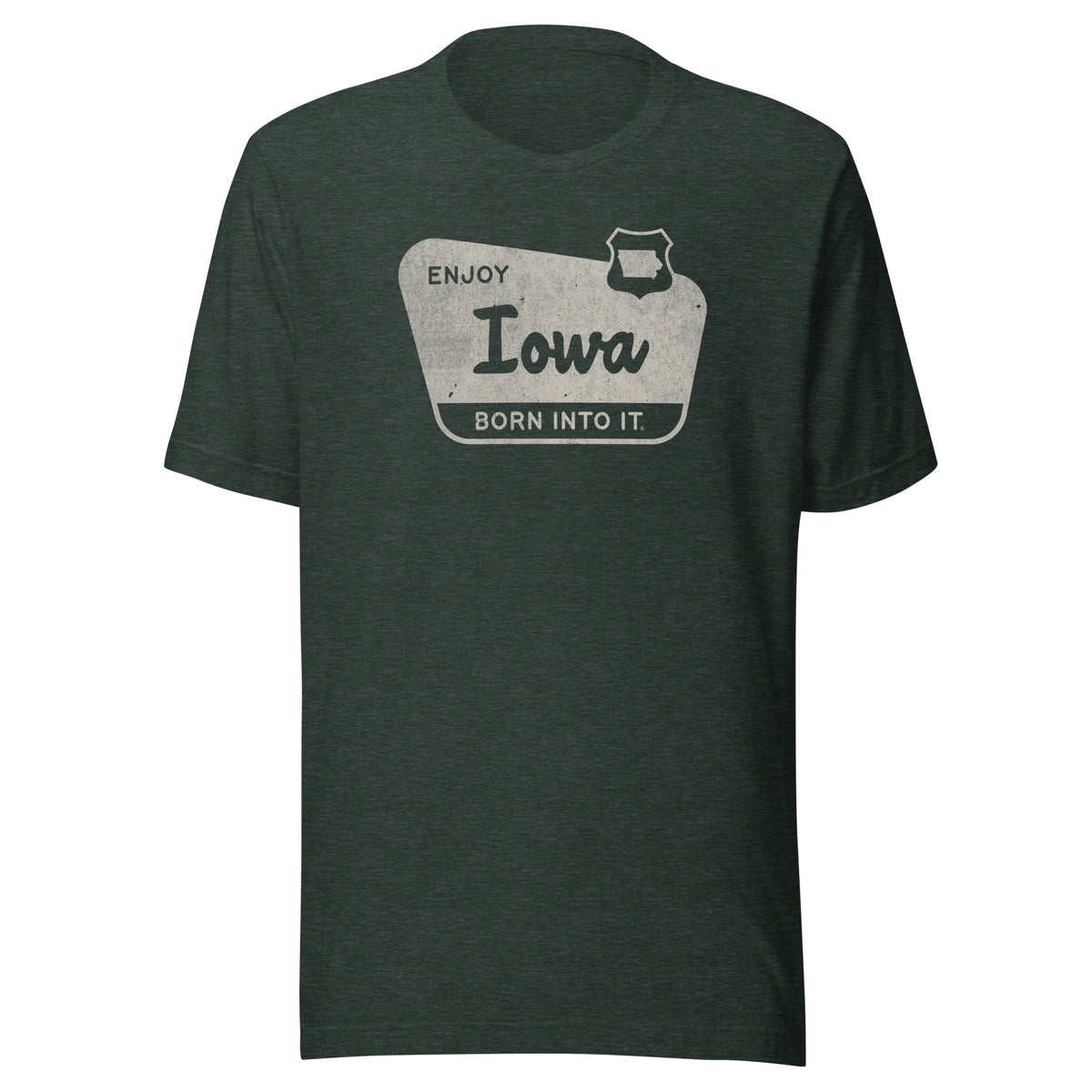 Enjoy Iowa National Forest Sign Unisex t-shirt