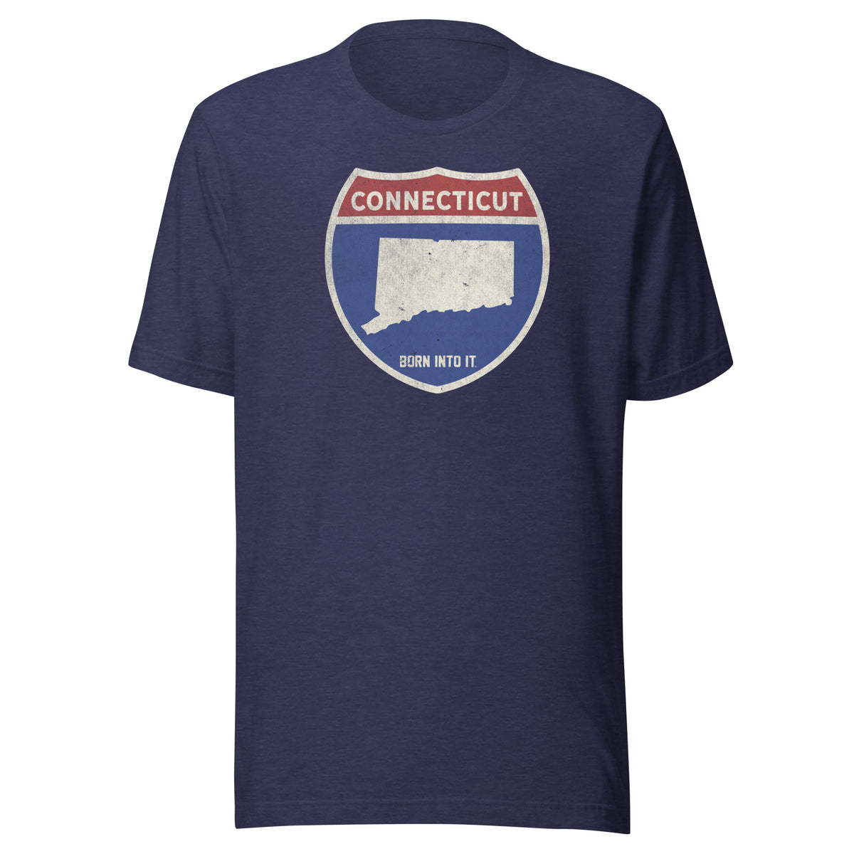 Connecticut Road Sign Unisex t-shirt