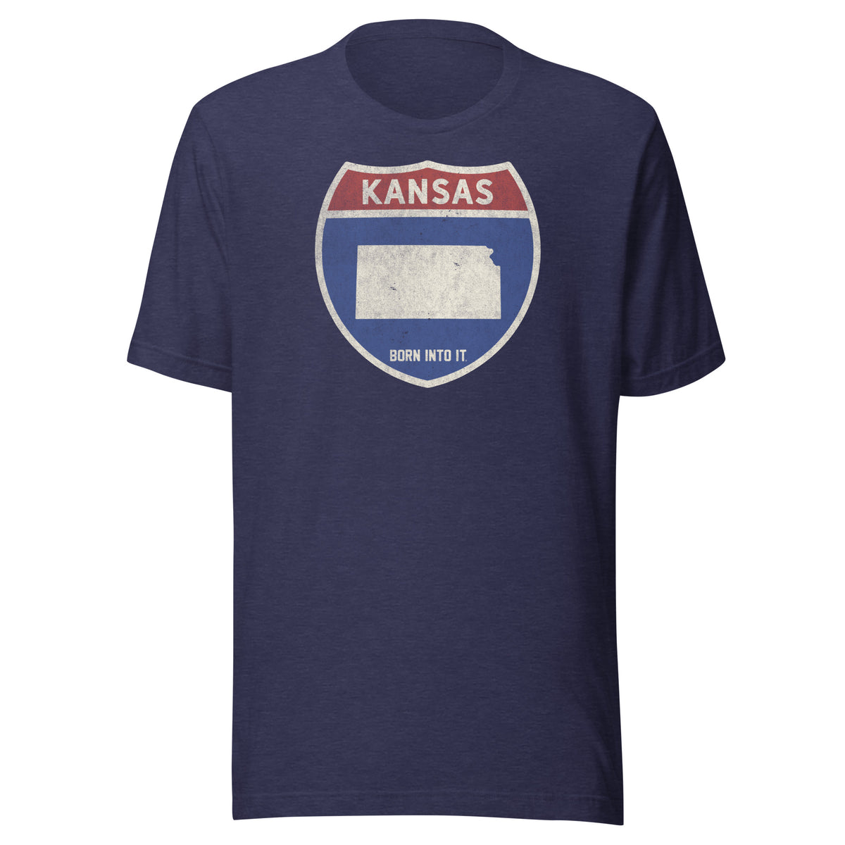 Kansas Road Sign Unisex t-shirt